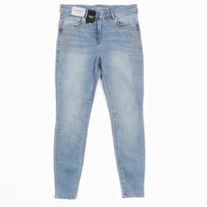 NEXT JEANS Skinny ‘High Rise’ Lift & Shape Stretch Light Blue Women Size 12 NWT